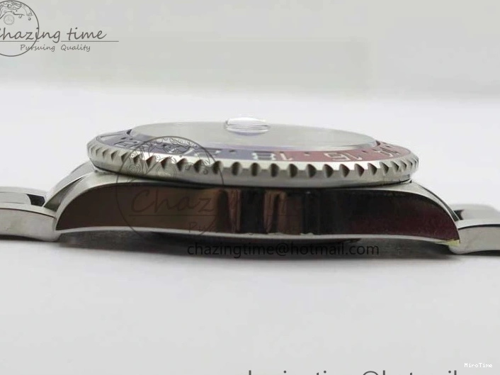 MiroTime 0413 GMT Master II 126719 BLRO Red Blue Ceramic 316L Steel ROF Best Edition Black Dial on SS Bracelet A Elegant 2654